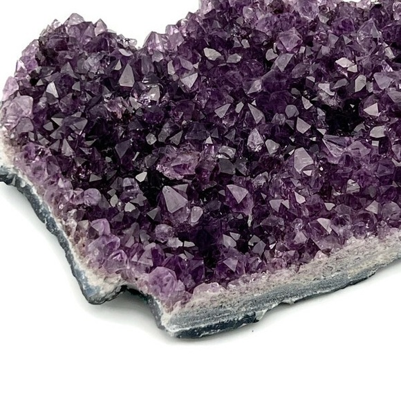 Amethyst Quartz Crystal Flat Cluster Raw Purple Meditation Decor - Picture 5 of 10